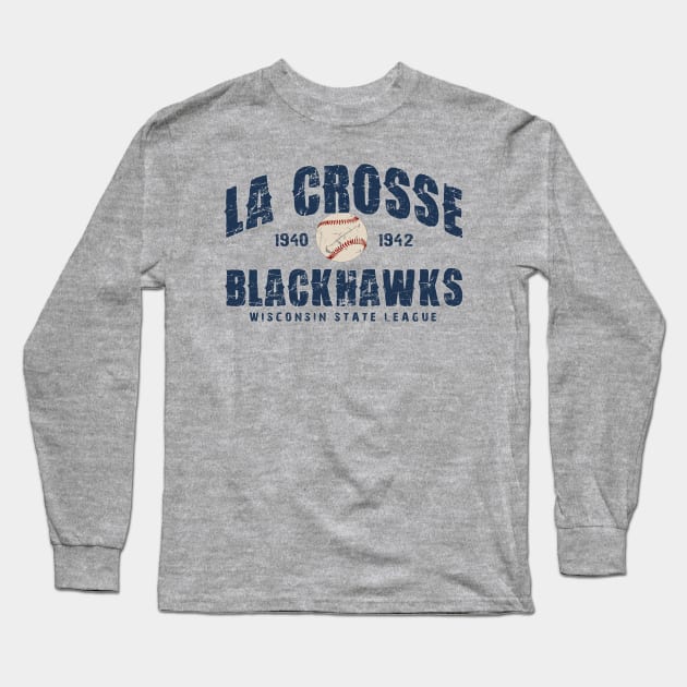 La Crosse Blackhawks Long Sleeve T-Shirt by wifecta